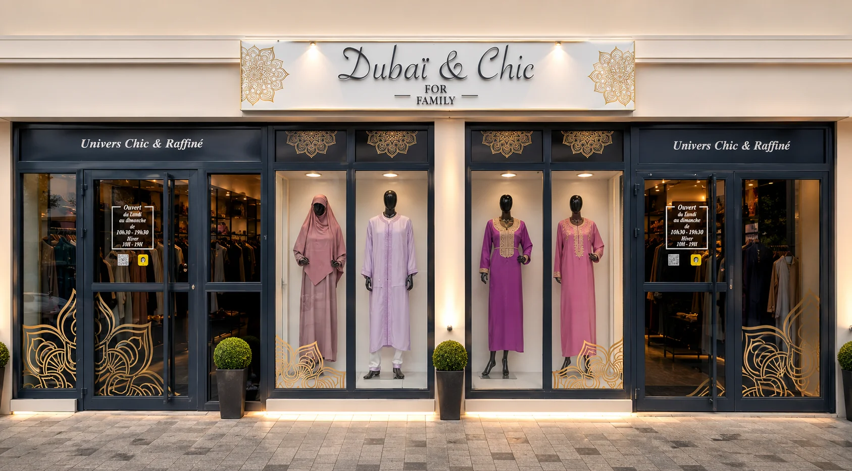 dubai chic enseigne magasin