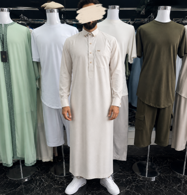 qamis qatari beige